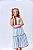 Vestido midi listras  azul - Imagem 5