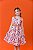 Vestido midi laranja araras - Imagem 5