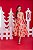 Vestido midi coraçao vermelho - Imagem 1