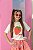 Conjunto shorts listras e  t-shirts morango - Imagem 7