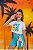 Conjunto shorts azul  e blusa smile - Imagem 1