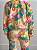Conjunto infantil menina calça legging e jaqueta bomber flowers - Imagem 5