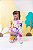 Conjunto moletinho menina calça e blusa flowers - Imagem 6