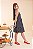 Vestido midi infantil poá preto - Imagem 5