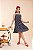Vestido midi infantil poá preto - Imagem 3