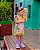 Vestido infantil menina laço lilás - Imagem 1
