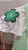 jardineira + blusa bordada com brilho verde - Imagem 5