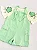 jardineira + blusa bordada com brilho verde - Imagem 8