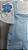 Jardineira + blusa bordada com brilho azul - Imagem 7