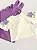 Jardineira + blusa bordada com brilho lilás - Imagem 8