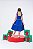 Vestido infantil midi azul - Imagem 2
