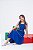 Vestido infantil midi azul - Imagem 6