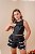 Conjunto shorts e blusa preto laços - Imagem 5