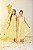 Vestido infantil longo amarelo sol - Imagem 3