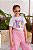 Conjunto menina calça listra rosa e t-shirt banana - Imagem 6