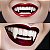 Dente de Vampiro Halloween - 4 dentes - Imagem 1