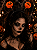 Tiara Abóbora com Pisca Halloween - Imagem 1