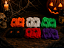 Teia de Aranha Falsa Halloween – Cores Sortidas - 1 Unidade | Decoração Assustadora - Imagem 1
