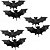 Mini Morcegos de Plástico Halloween 9x6cm - 6 unidades - Imagem 1