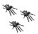 Mini Aranhas de Borracha Halloween - 12 unidades - Imagem 1