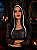 Fantasia Peruca Mortícia Cosplay Halloween Cor Preto - Imagem 1
