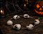 Enfeite de Isopor Crânio Caveira Halloween - 1 Metro - Imagem 1
