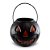 Abóbora Dark Halloween Grande Preto para Decoração Halloween - 19cm x 14 cm - Imagem 1
