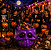 Balde Cabeça de Esqueleto Roxo Halloween 16CM - Imagem 1