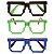 Óculos Gamer de Plástico Sem Lentes Retrô - 1 Unidade Sortido - Imagem 1