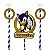 Topo de Bolo em EVA Sonic - Imagem 1