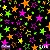 TNT Estampado Tema Neon - 1 metro - Imagem 1