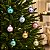 Bola de Natal Rainbow ( Coloridas) 5cm - 8 Unidades - Imagem 1