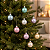 Bola de Natal Rainbow Colorido 4cm - 8 Unidades - Imagem 1