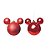 Kit Bola Disney Vermelha Glitter/Lisa 8cm - 4 un - Imagem 1