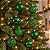 Bola de Natal em Tubo com Arabesco - Lisa/Fosca/Arabesco/Glitter - 6cm - 8 Unidades - Imagem 1