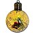 Enfeite Bola de Natal Decorativa com Led - 8 cm - Imagem 1