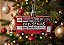 Enfeite de Natal Ônibus 8cm para Pendurar – Plástico Decorativo - Imagem 1