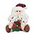 Papai Noel Decorativo Sentado Segurando Presentes - 25cm - Imagem 1