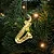 Ornamento Sax Dourado – Kit com 2 Unidades - Imagem 1