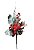 Pick Passarinho com Pinha 35cm Vermelho - Imagem 1