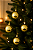 Bola Lisa Dourada 6cm – Kit com 4 Unidades para Decoração de Natal - Imagem 1