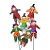Bruxinhas no Palito Decorativo Festa Halloween 26cm - 10 Unidades - Imagem 1