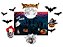 Kit Decorativo Cartonado Halloween - 1 Folha Poster e 1 Folha com Várias Peças Destacáveis - Imagem 2