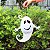Enfeite Fantasma Papel Sanfona Halloween - Imagem 1