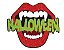 Painel de EVA Glitter Boca de Vampiro Halloween Horripilante 67cm x 59cm - 1 Unidade - Imagem 1