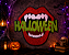 Painel de EVA Glitter Boca de Vampiro Halloween Horripilante 67x59cm - Imagem 1