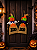 Enfeite Decorativo Boneco Boo Decoração De Porta Halloween - 30cm - Imagem 1