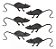 Mini Ratos Decorativos Halloween - 6 Unidades - Imagem 1