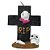 Vela Halloween Cruz Preta 10cm - Imagem 1