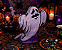 Display de Mesa MDF Fantasma Halloween - 20x22cm - Imagem 1